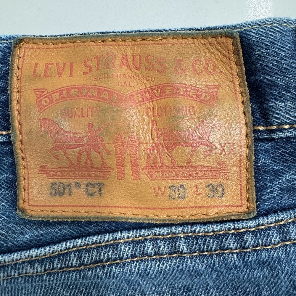 Women’s  Blue Denim Shorts - Picture 5 of 8